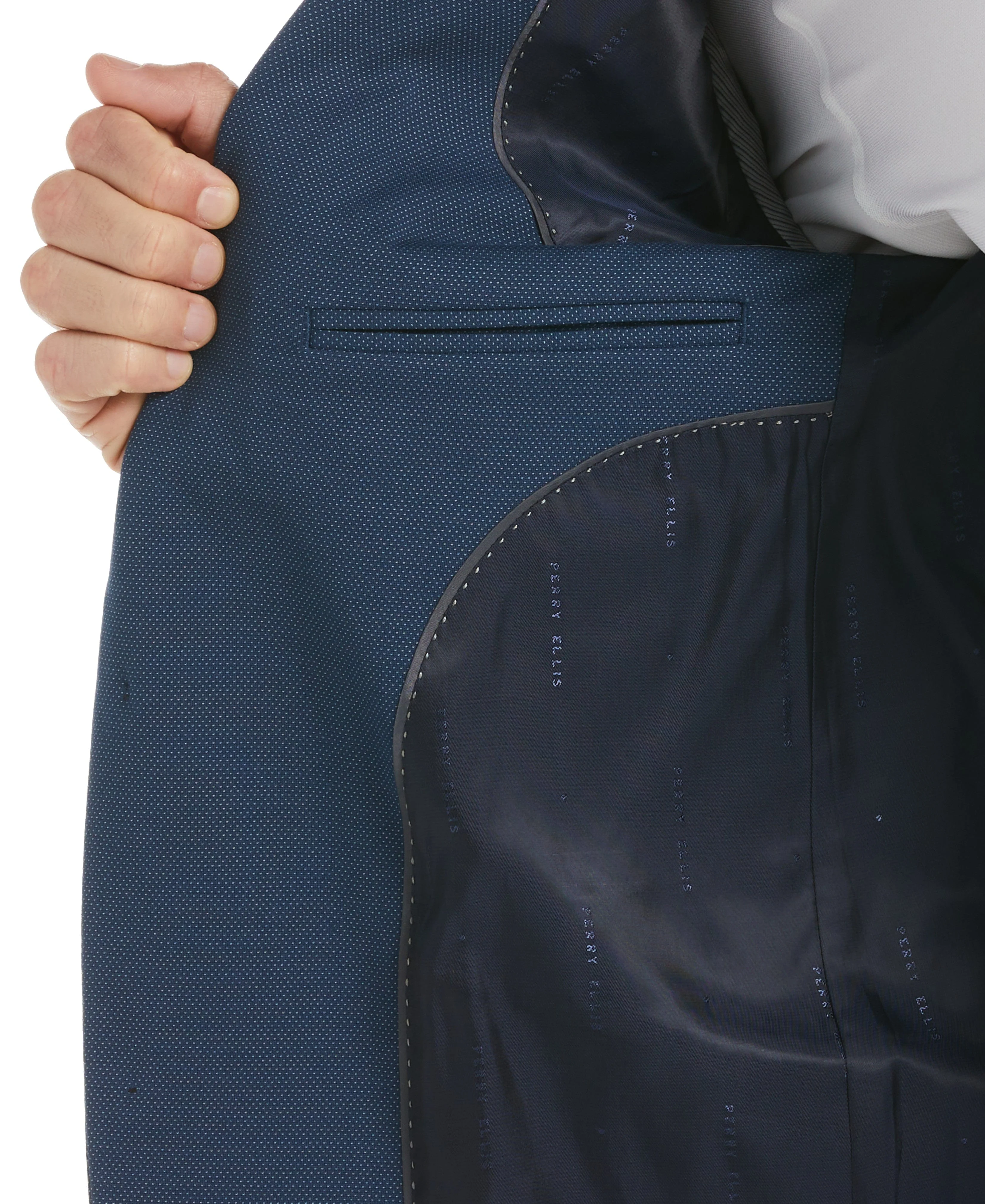 Very Slim Fit Stretch Knit Suit Jacket - Image 4