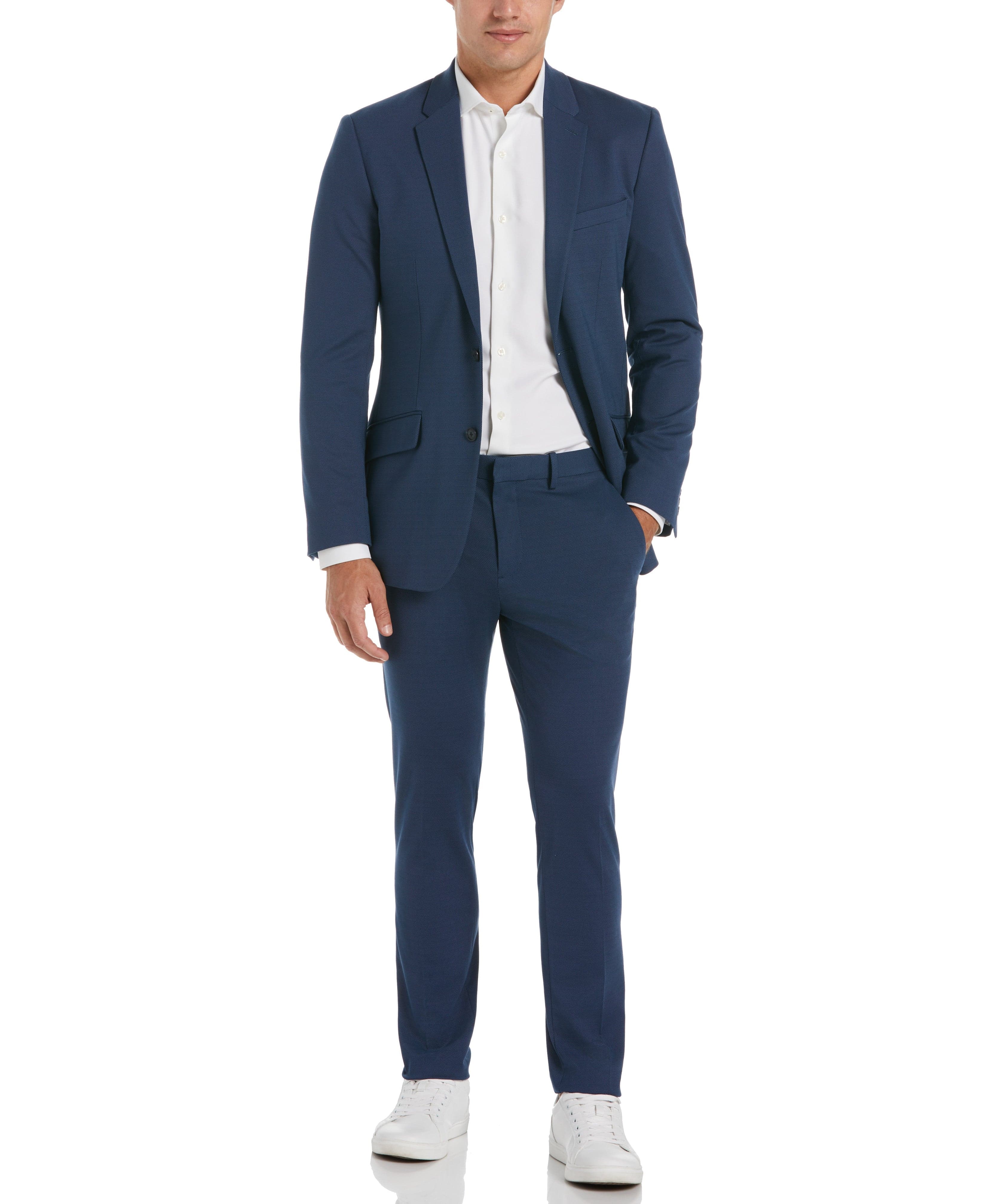 Very Slim Fit Stretch Knit Suit Jacket - Image 5