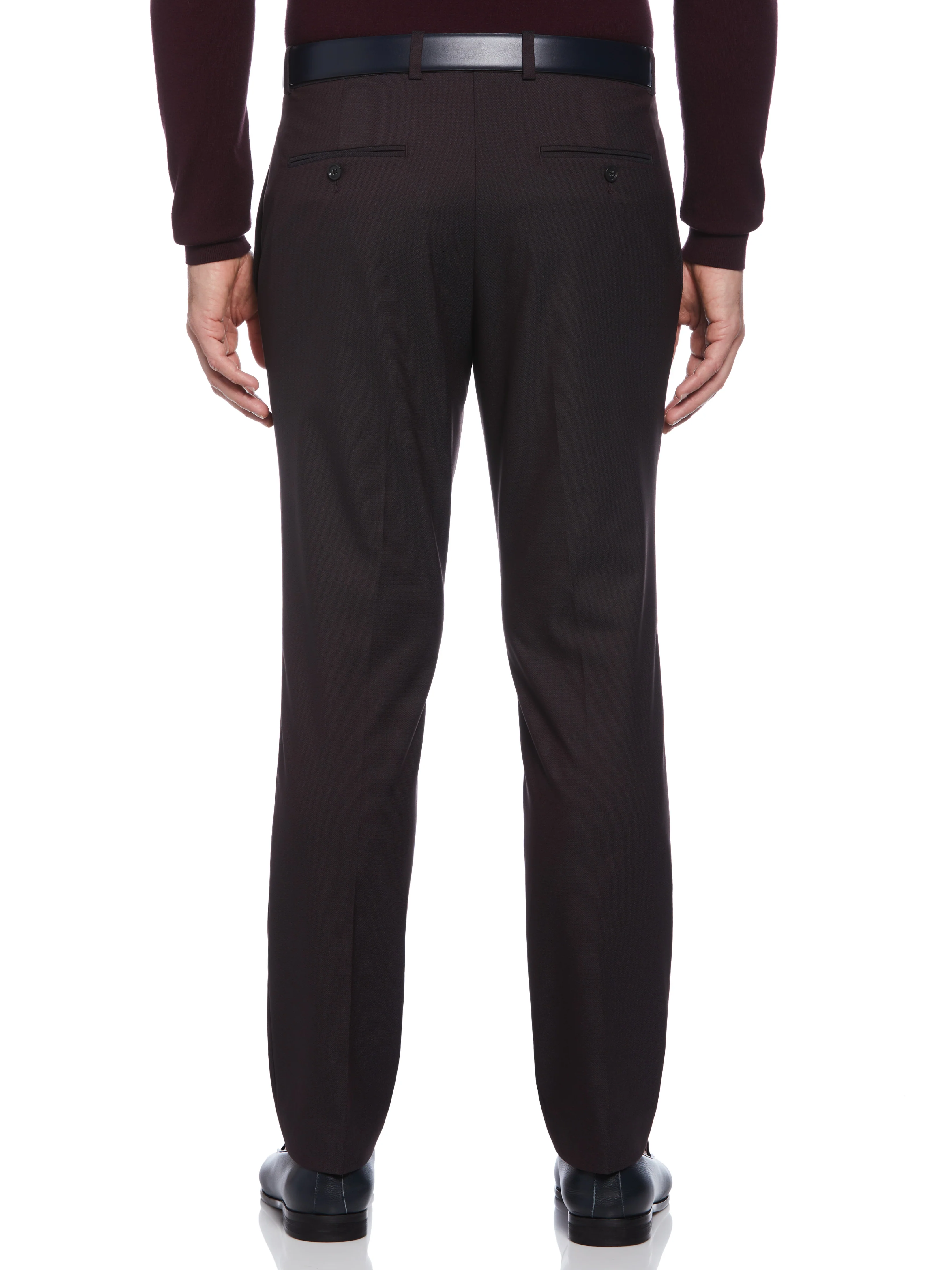 Washable Slim Fit Suit Pants - Image 2