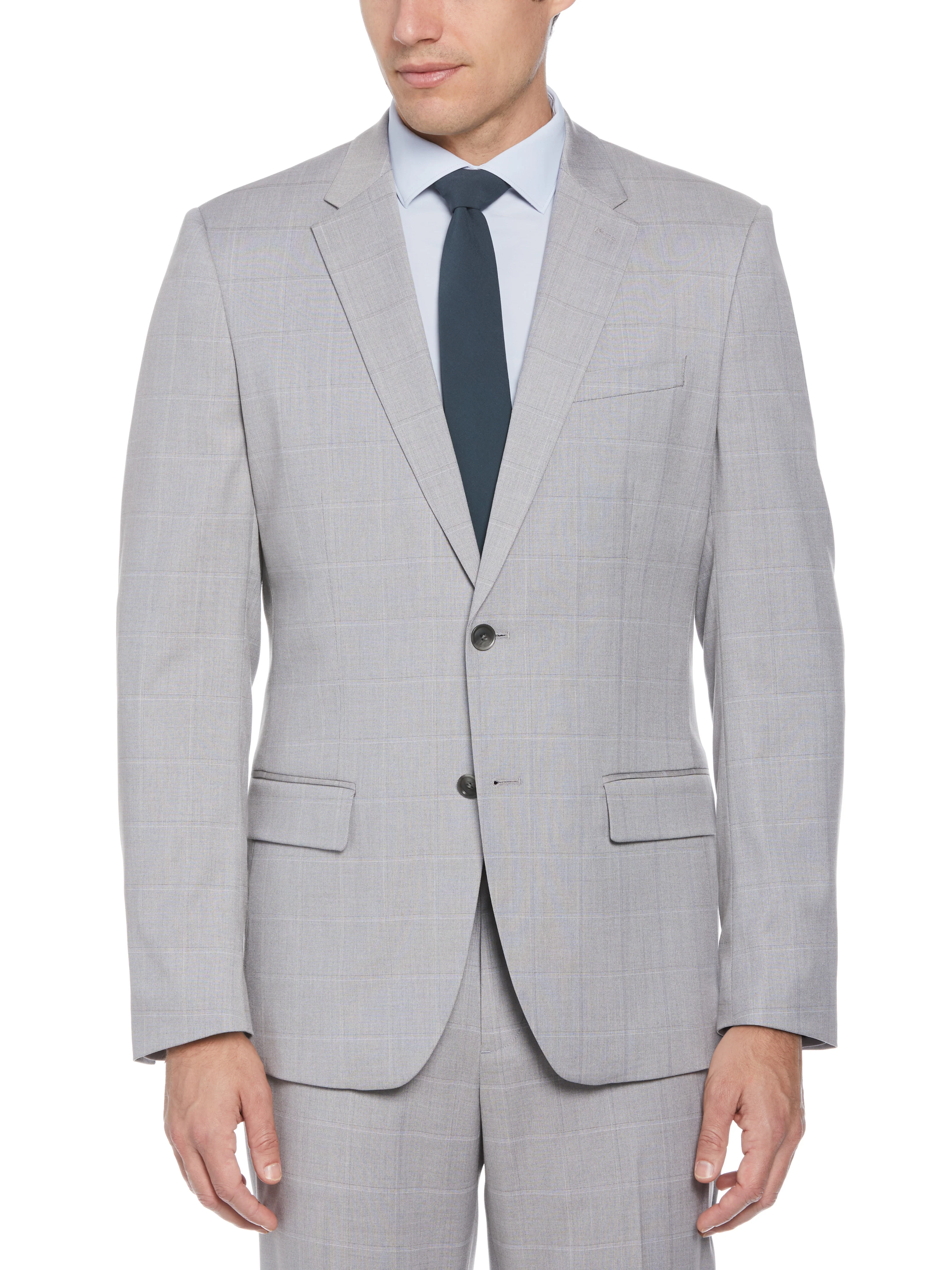 Windowpane Plaid Jacket